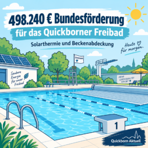 Mal verliert man, mal gewinnt man: 498.240 Euro Bundesförderung für das Quickborner Freibad